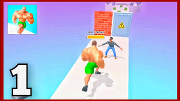 Muscle Rush 3D - Android iOS Mobile Gameplay Walkthrough All Levels Part 1