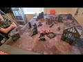 World Eaters vs Space Wolves battle report. Warhammer 40k. War zone Nephilim