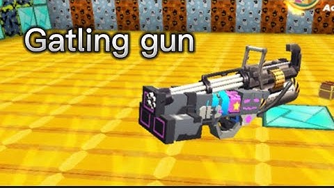Gatling gun Is come back ❤️ Blockman go ( Sky block ) #blockmango