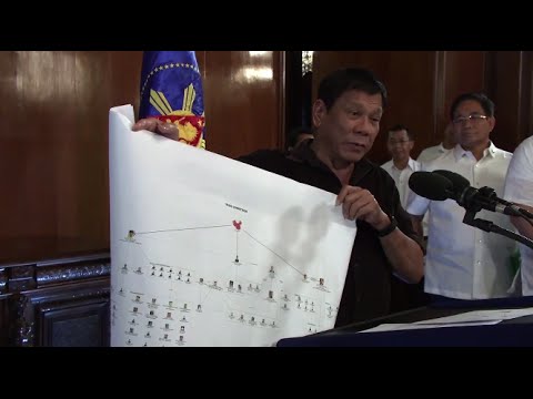 Duterte names top drug lords, links mayors