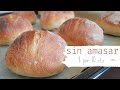 PANECILLOS caseros SIN AMASAR 🌟FÁCILES, CRUJIENTES y ESPONJOSOS🌟 Harina normal🍞8 Panecillos 50 CTS💶