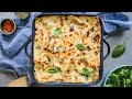 LASAGNA CU PUI, CIUPERCI ȘI SPANAC I Rețetă + Video