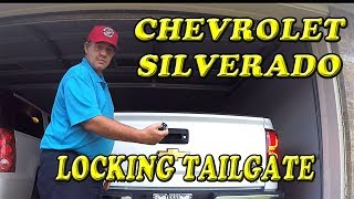 CHEVROLET SILVERADO LOCKING TAILGATE WITH REMOTE KEY FOB 2014 To 2018 Gmc Sierra Chevrolet Silverado Tailgate Power Lock