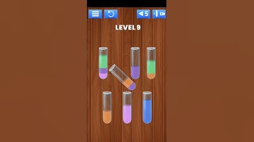 Water sort level 9 #subscribe #like #comment #share #shorts #fyp #games #gaming #colorsortpuzzle