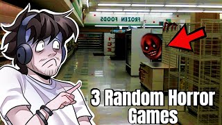 NO JOKE, I SH!T MYSELF PLAYING THESE HORROR GAMES | Three Random Horror Games