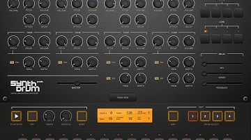 SynthDrum Pads, Demo and Tutorial for iPad, Updated with Sequencer