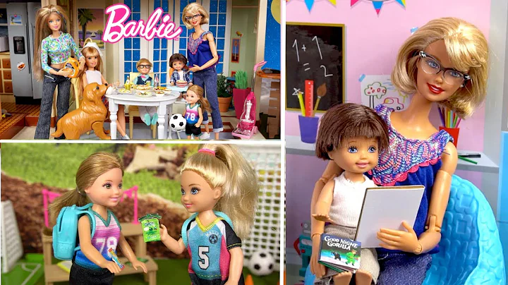 Barbie Doll Family Night Routine - Titi Toys & Dolls