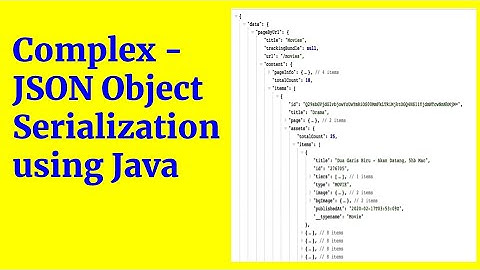 Complex-JSON response Serialization - POJO Class
