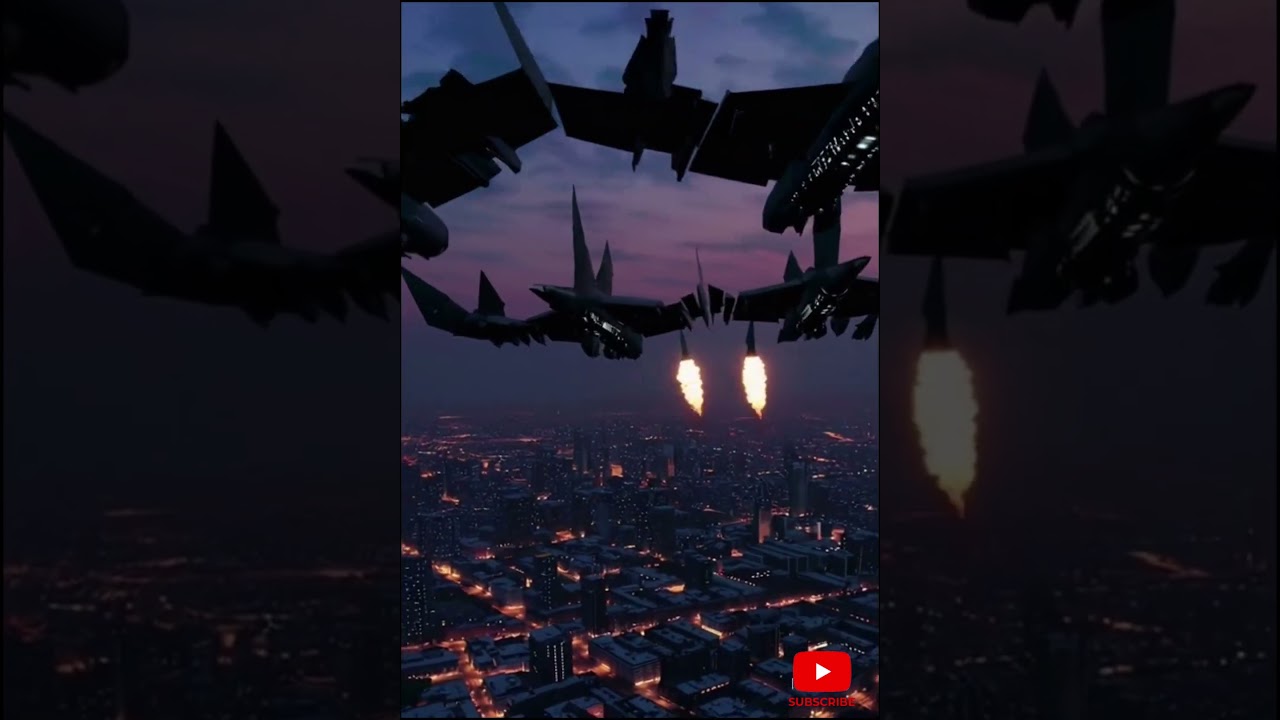 Airstrike Chaos: Fighter Jets Destroy Residential Buildings in Epic Bombing Run! 