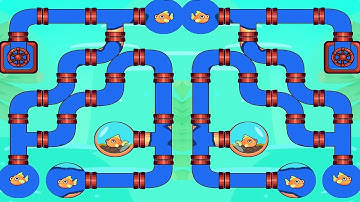 Save the Fish Game || Pull the Pin || All Levels 981-990 fishdom ##92