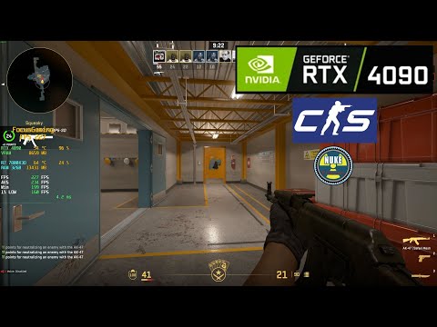CS2 Nuke: RTX 4090 24GB | RYZEN 7 7800X3D | 4K Max Settings Benchmarks