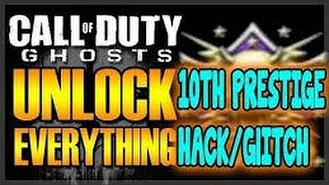 Call Of Duty Ghosts Modded Lobby 10th Prestige Unlock All 2014