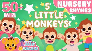 Five Little Monkeys + Five Little Ducks + more Little Mascots Nursery Rhymes & Kids Songs