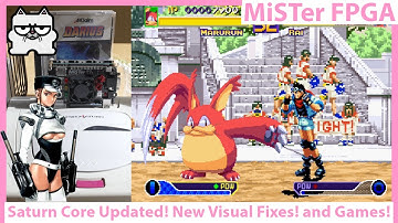 MiSTer FPGA Sega Saturn Core BIG UPDATE Today! SNAC Support, More Games Working and Perfect Games!