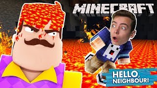 ПОЛ ЭТО ЛАВА CHALLENGE !! ВЫЖИВАНИЕ ГРЕННИ И ПРИВЕТ СОСЕДА ДИМА ИГРАЕТ MINECRAFT