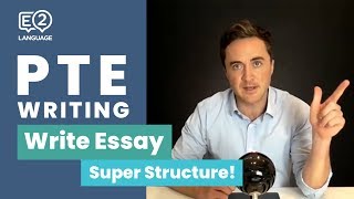 PTE Writing: Write Essay SUPER STRUCTURE | Sentence by Sentence with Jay!