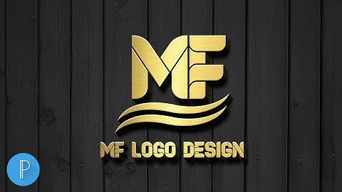 M F Professional Logo Design || How To Make Logo Design in Pixellab