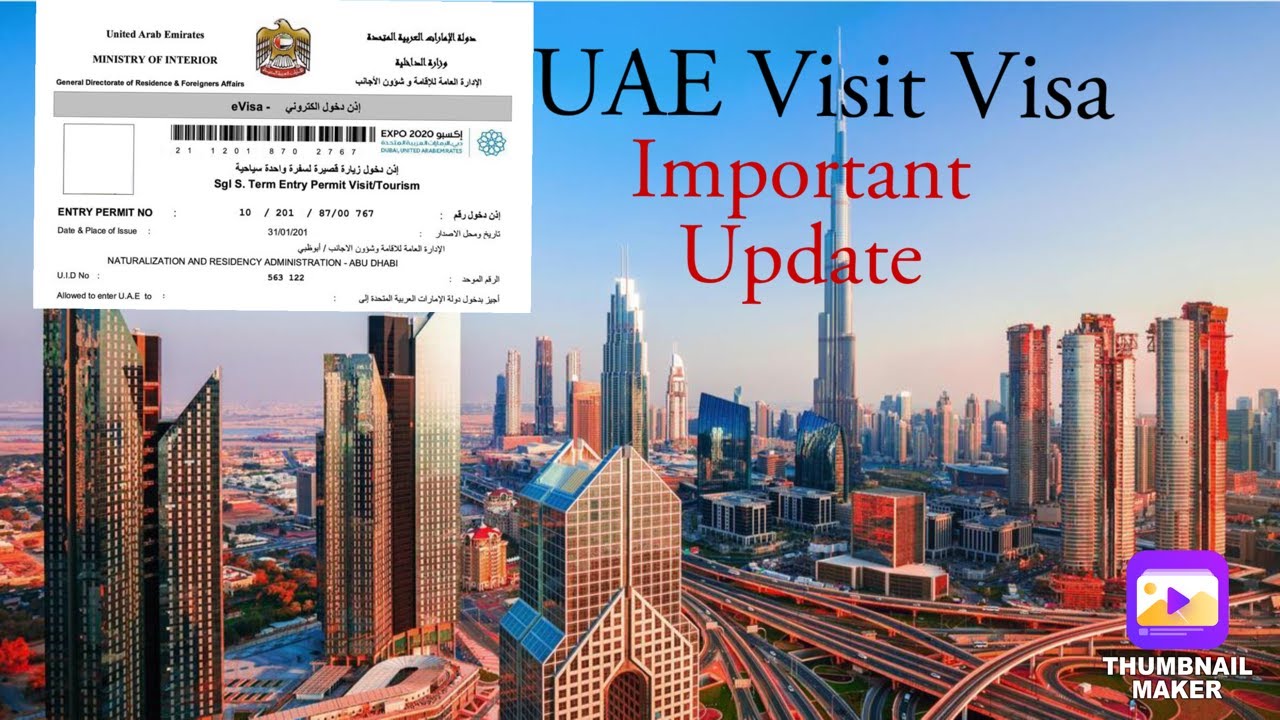 visit visa uae new update