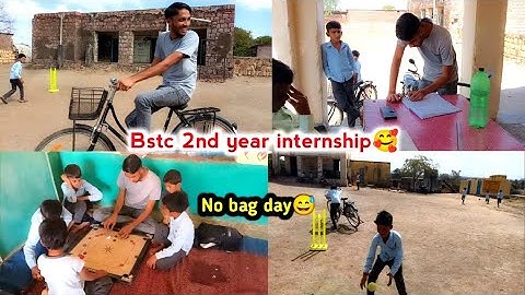 D.el.ed. second year internship life😅||Reet||mains preparation||bstc internship Life
