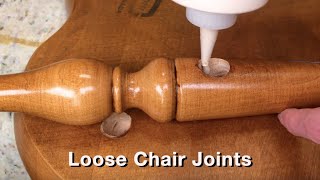 How to Repair Wooden Chair Joints  Level 1 Woodworking Repair  Furniture Restoration