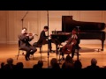 Brahms B Major Piano Trio 2/4: Andrei Ionita (cello), Yekwon Sunwoo (piano), David Lisker (violin)