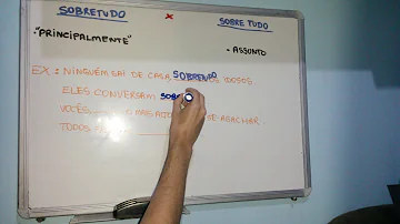 Quando se usa a palavra sobretudo?