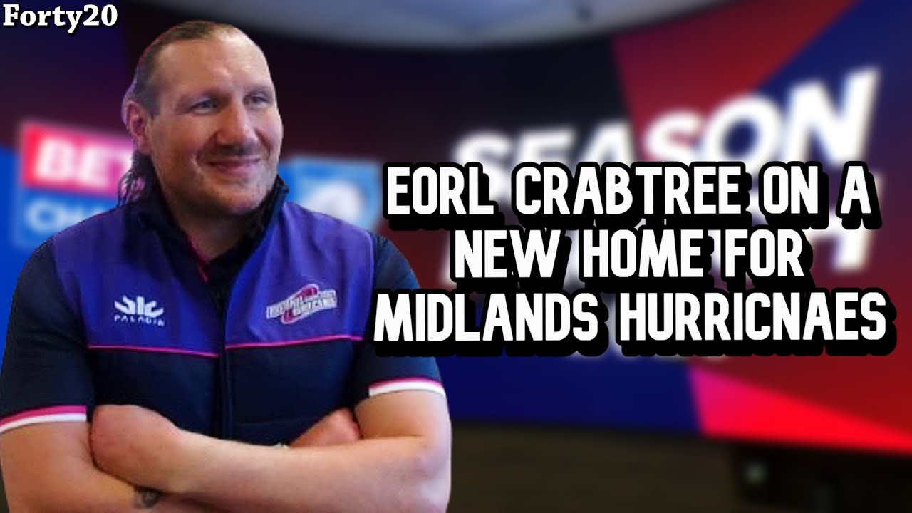 Новый дом для команды «Мидлендс Харрикейнс» Эорла Крэбтри — Forty20 TV.