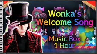 [1 Hour Loop] Wonkas Welcome Song - Charlie and the Chocolate Factory [Music Box/MIDI]