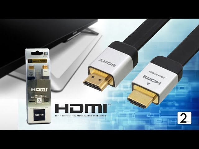SONY HDMI 1080p HD CABLE [UNBOXING & REVIEWS] -
