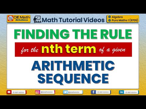 วีดีโอ: วิธีค้นหา N ในความก้าวหน้าทางคณิตศาสตร์
