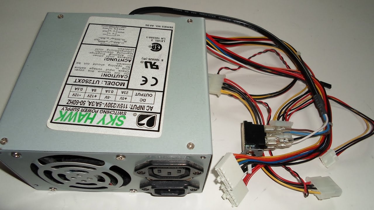 Sky Hawk Ut250xt At Pc Netzteil Funktionstest Youtube
