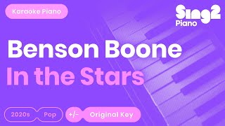 Benson Boone - In The Stars (Piano Karaoke) chords