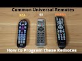 How to program universal remote to tv  rca ge  phillips