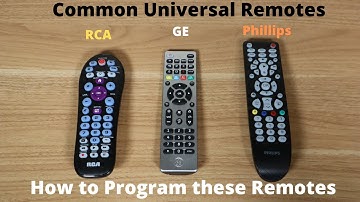 How To Program Universal Remote to TV | RCA, GE, & Phillips
