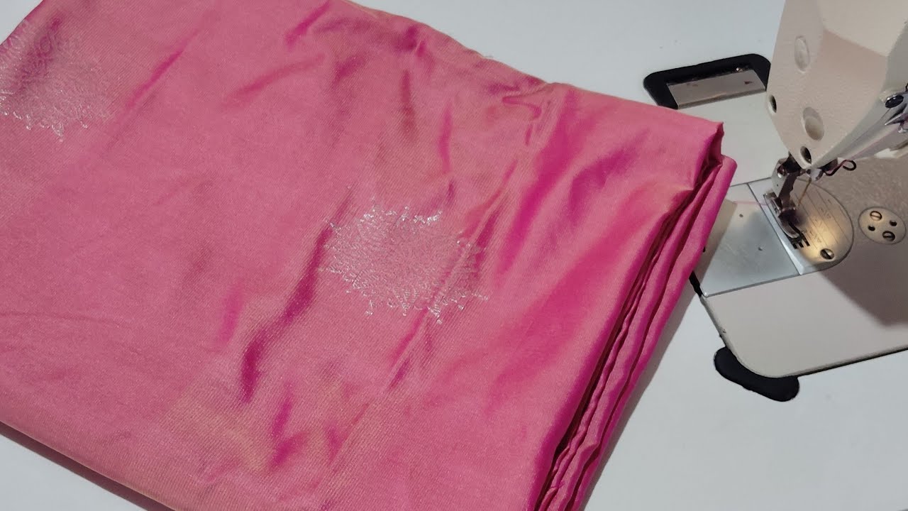 3D lotus blouse design and sleeve design stitching method and stitching price