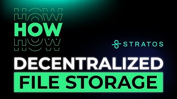 How does Stratos achieve decentralized file storage？