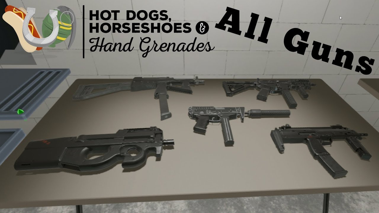 All Guns - PDW - Hot Horseshoes and Hand Grenades Gameplay - HTC VIVE | VR - YouTube