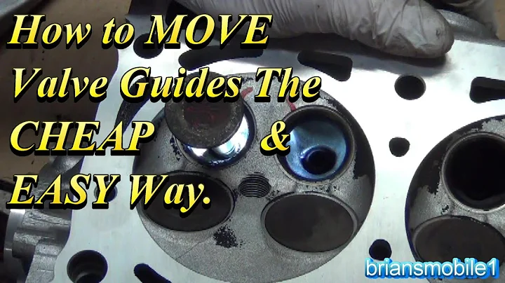How to MOVE Valve Guides the EASY Way