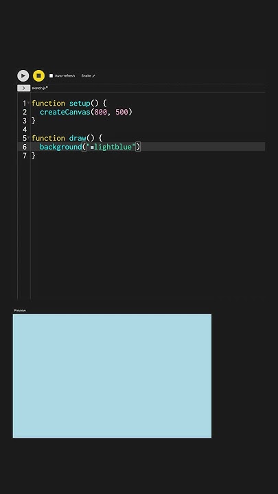 Let's Code Snake in JavaScript (Part 1): #p5js #javascript # ...
