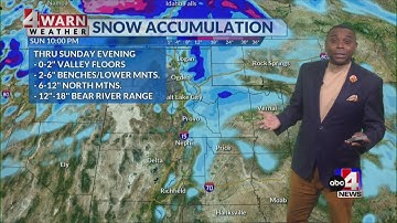 Saturday starts dry, but valley rain and mountain snow coming