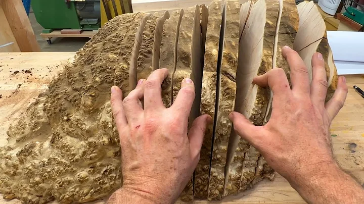 Opening a Natural Maple Burl