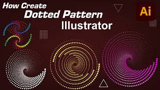 Illustrator CC Tutorial: How to create a dotted round pattern