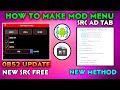 HOW TO MAKE FF MOD MENU |OB52 AIMKILL SRC | FREE FIRE MOD MENU KAISE BANAYE | HOW TO MAKE MOD MENU