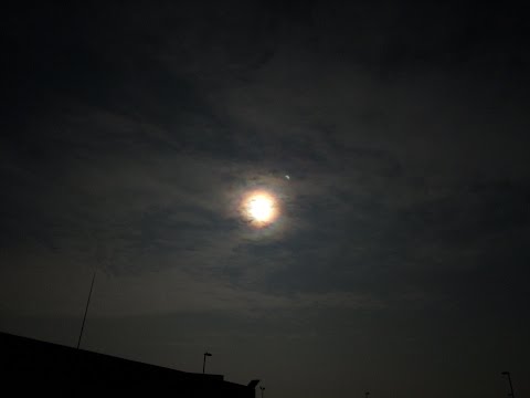 Magnificent 2015 Solar Eclipse phases viewed from Coventry in England