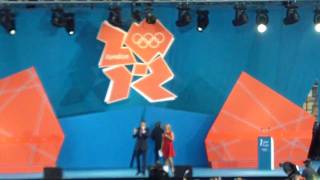 London 2012 Olympics 1-year-to-go launch-1 (live on stage)