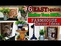 EASY & Quick Farmhouse DIY's | Home Decor Ideas | Dollar Tree DIY's