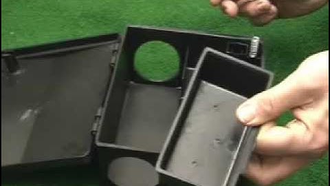 Rat bait box, baiting station