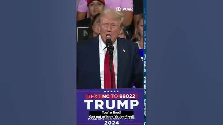Former President Donald Trump speaking at North Carolina campaign rally