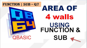 Area of 4 walls of Room- Q7 | FUNCTION | SUB || #makeeasy