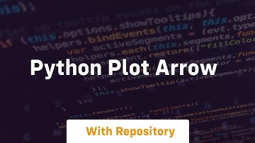 python plot arrow